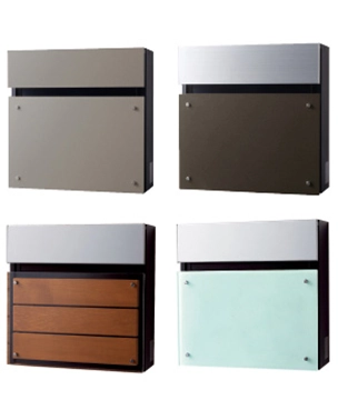 フェイサス FF（前入れ前出し）アーキフレーム Fタイプ用　フラットアルミタイプ　フラット天然木タイプ　フラットアクリルタイプ