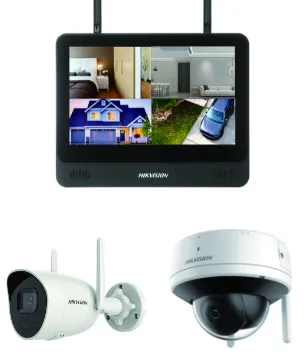 モニター付き Wi-Fi防犯カメラセット