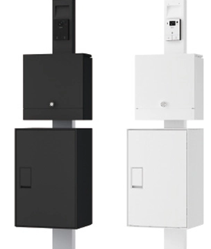 クオール　門柱ユニット 宅配ボックス付き