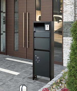 アーキフレームFタイプ（フェイサス＋コンボ （宅配ボックス）用機能門柱）