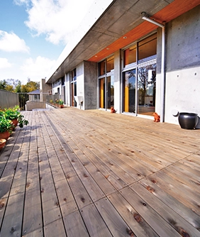 快天浴シリーズ ヒバセレクトデッキ