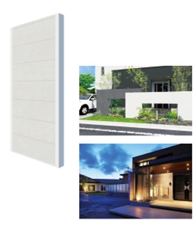 スマート・Fウォール片面工場塗装タイプ／現場塗装タイプ 下あき仕様／現場塗装＆現場貼付複合タイプ