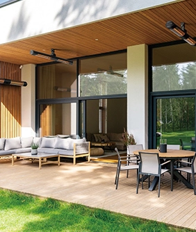 ぽかラク 輻射式遠赤外線グラファイトヒーター （屋外・半屋外用）