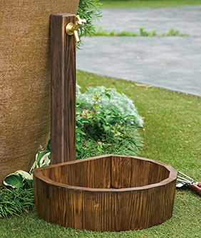 木調水栓柱／パン