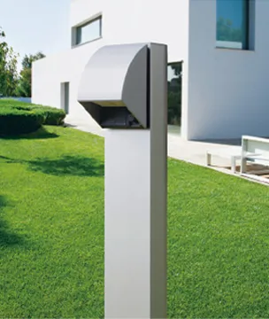 屋外電源コンセント支柱 Dポール