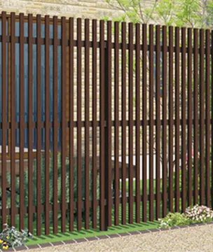 セミユニットフェンス ラインスタイル極