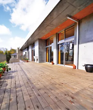 快天浴シリーズ ヒバセレクトデッキ