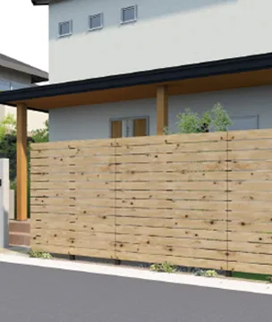 快天浴シリーズ ヒバセレクトフェンス