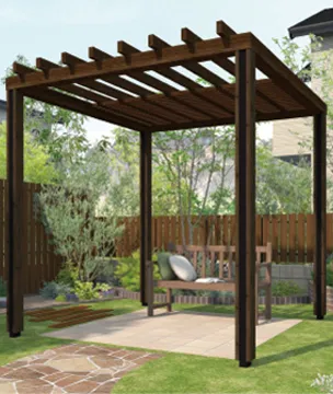 HaNaWoodパーゴラ