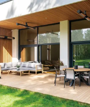 ぽかラク 輻射式遠赤外線グラファイトヒーター（屋外・半屋外用）