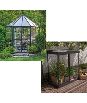 Canopia HEXA （ポリカーボネート温室） Canopia IVY （ポリカーボネートミニ温室）